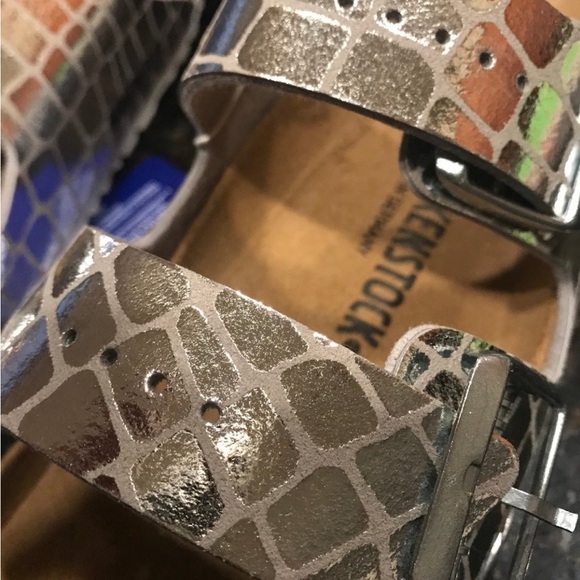Birkenstock Brand new metallic silver - Picture 6 of 9